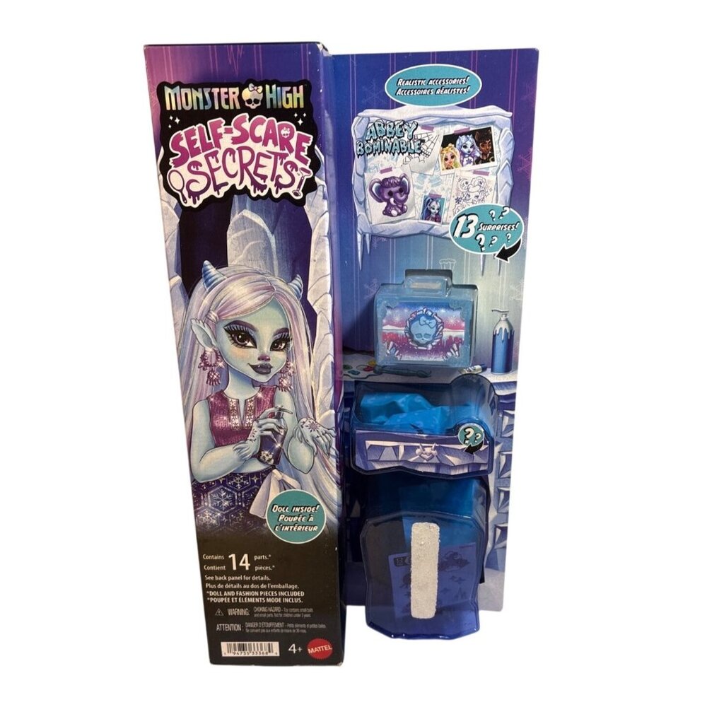 Monster High Self Scare Secrets Doll Abbey Bominable Accessories Surprise Mattel